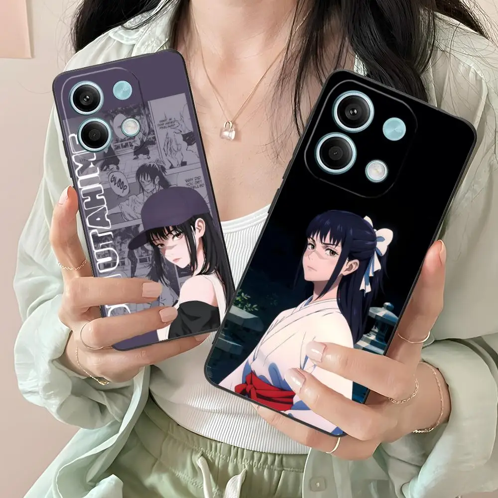Чехол для телефона Jujutsu Kaisen Utahime Iori для Xiaomi Redmi Note 14 13 12 11 S Pro Plus 4G 5G с цветным принтом, красивый чехол