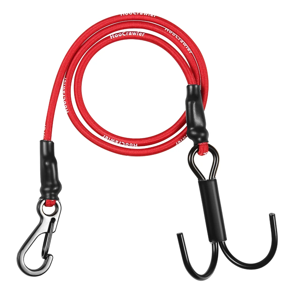 HooCrawler Neuer 1/10 RC Crawler Kinetic Winch Strap, Escape Rope Rescue Trailer Hook für Axial SCX10 I II III TRX4 Element WPL – Detail 3