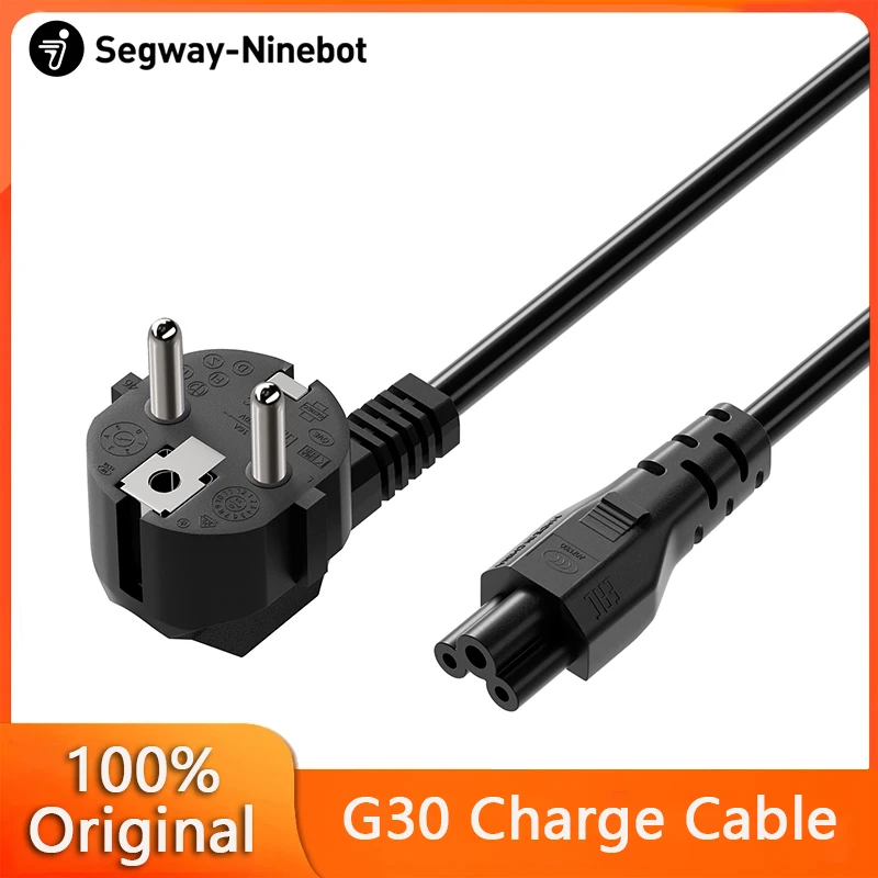 Charger Cable Battery Power Charging Line For Ninebot by Segway MAX G2 G2E G30 G30E P65 P100S P100SU 3 Prong AC Power Cord Cable