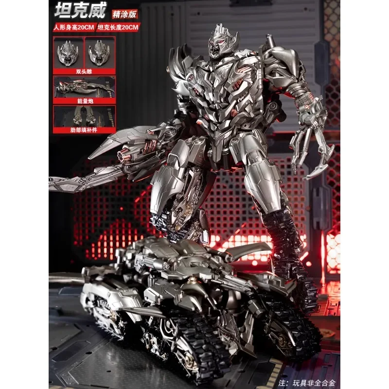 Truck Tank Transformed Into Robot Transformation Toy Ironhide Shockwave Scourge Action Figure Toy Model