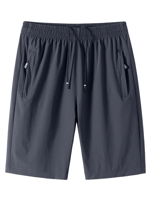 

Мужские спортивные брюки свободного кроя больших размеров (XL) длиной до колена, дышащие, для лета