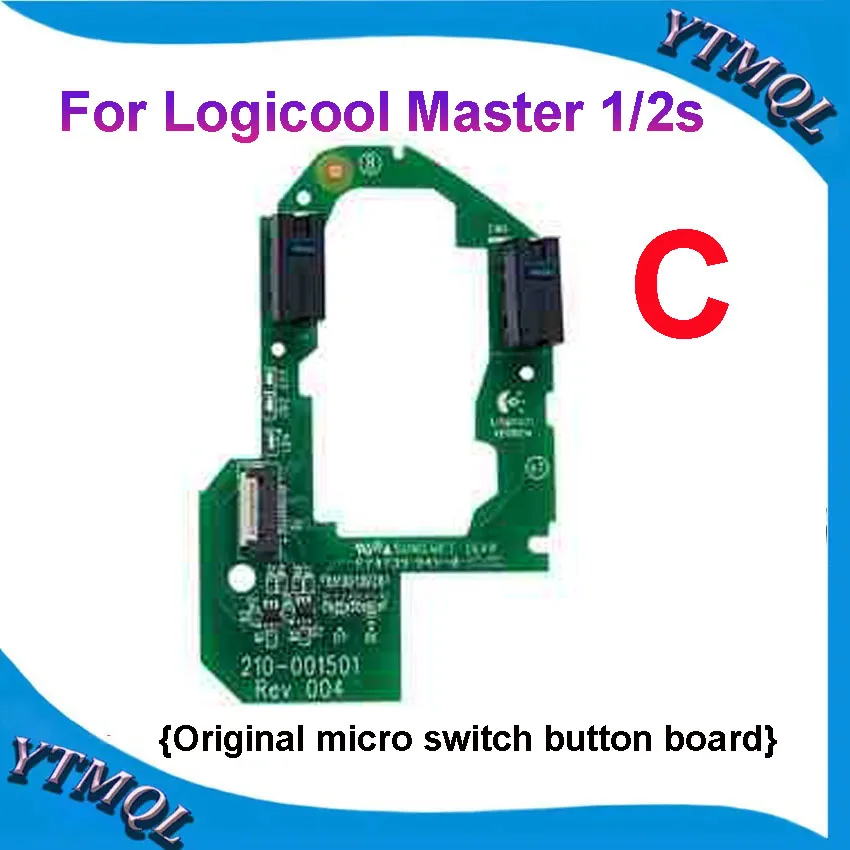 For Logitech MX Master 1/2/2S  Wireless Mouse Metal Scroll Wheel Motherboard Mouse Feet Skates Pads Replacement Parts