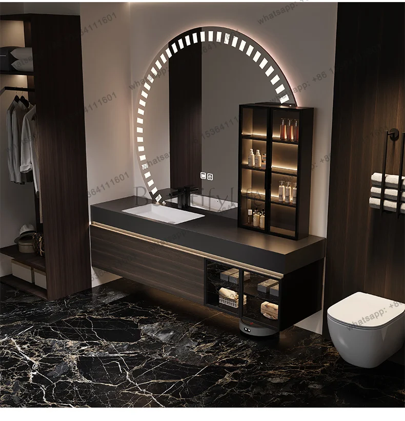 LJYOrganizer Perfume Bathroom Cabinet Wall Buffet Partitions Sink Bathroom Cabinet Toilet Corner Modern Gabinete Trendy Furnitur