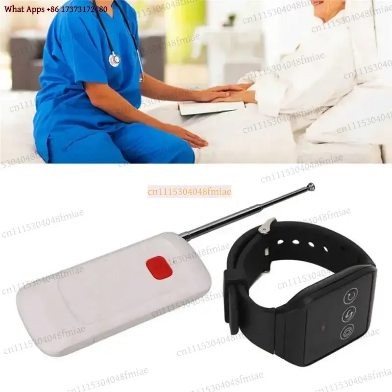 Wireless Caregiver Pager Nurse Call System Alert Button Waterproof for Home
