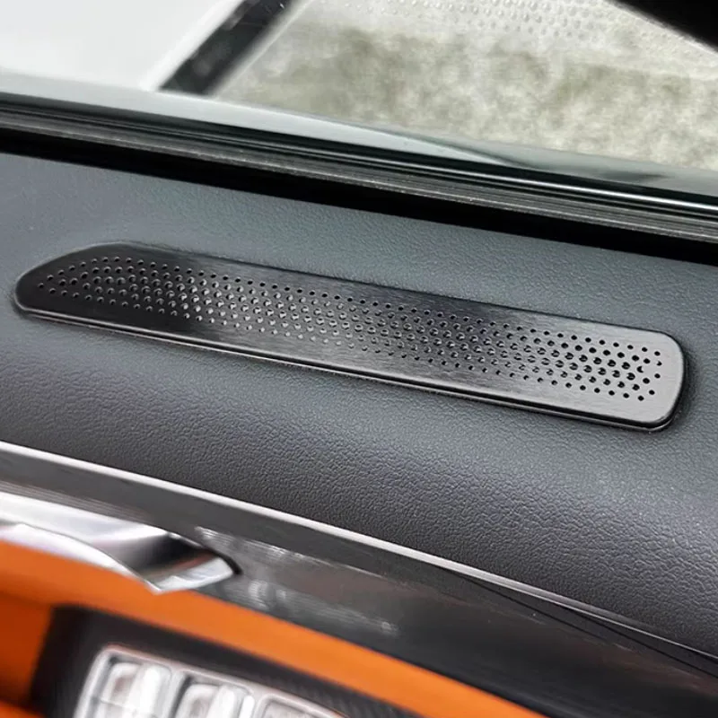 for Haval Xiaolong Dragon MAX 2nd Gen 2025-2026 Car Door Air Vent Cover Stainless Steel Interior Trim Interior Accessories 5