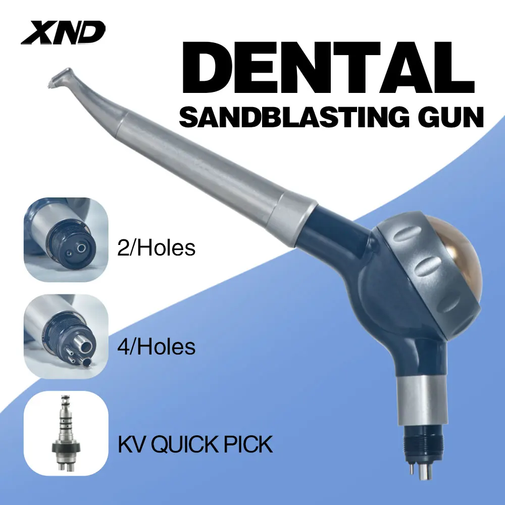 XND Dental Air Prophy Polisher Dental Oral Irrigator Calculus Remover Jet Air Polisher Teeth Whitening Cleaning Sandblasting Gun