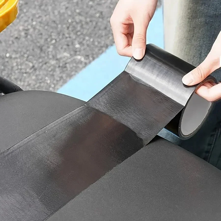 Black Cloth-based Adhesive Tape Is Used For Cushion Repair Leather Seat Sofa Leak Repair Leather Wear-resistant Repair Tape image 4