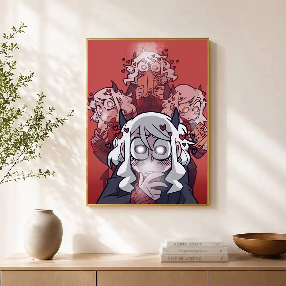G-Game H-Helltaker Poster High Quality Dorm Living Room Aesthetic Wall Decoration Painting Stickers Gift