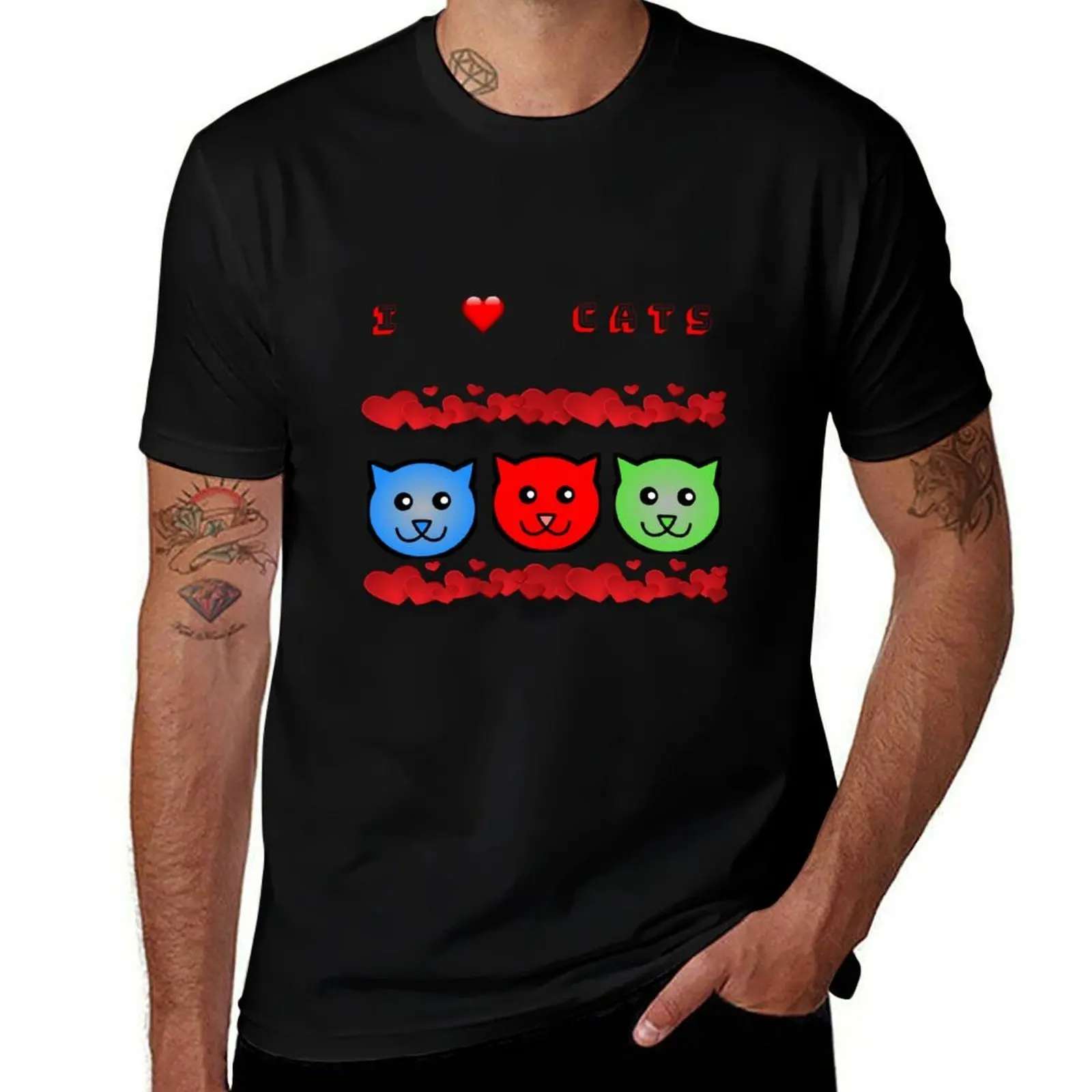 i love cats T-Shirt shirts graphic graphic t shirt vintage tshirts personalised outfits for men