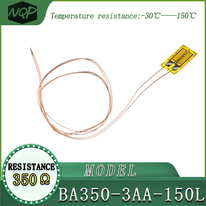 Strain gauge BA350-3AA-150L, high-precision, resistive type, with a resistance value of 350 ohms, used for load cells.