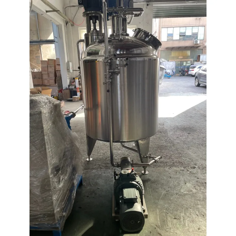 1000L Homogenizer Vacuum Mixing Blending Tank for Ketchup Tomato Peanut Butter Diary Factory