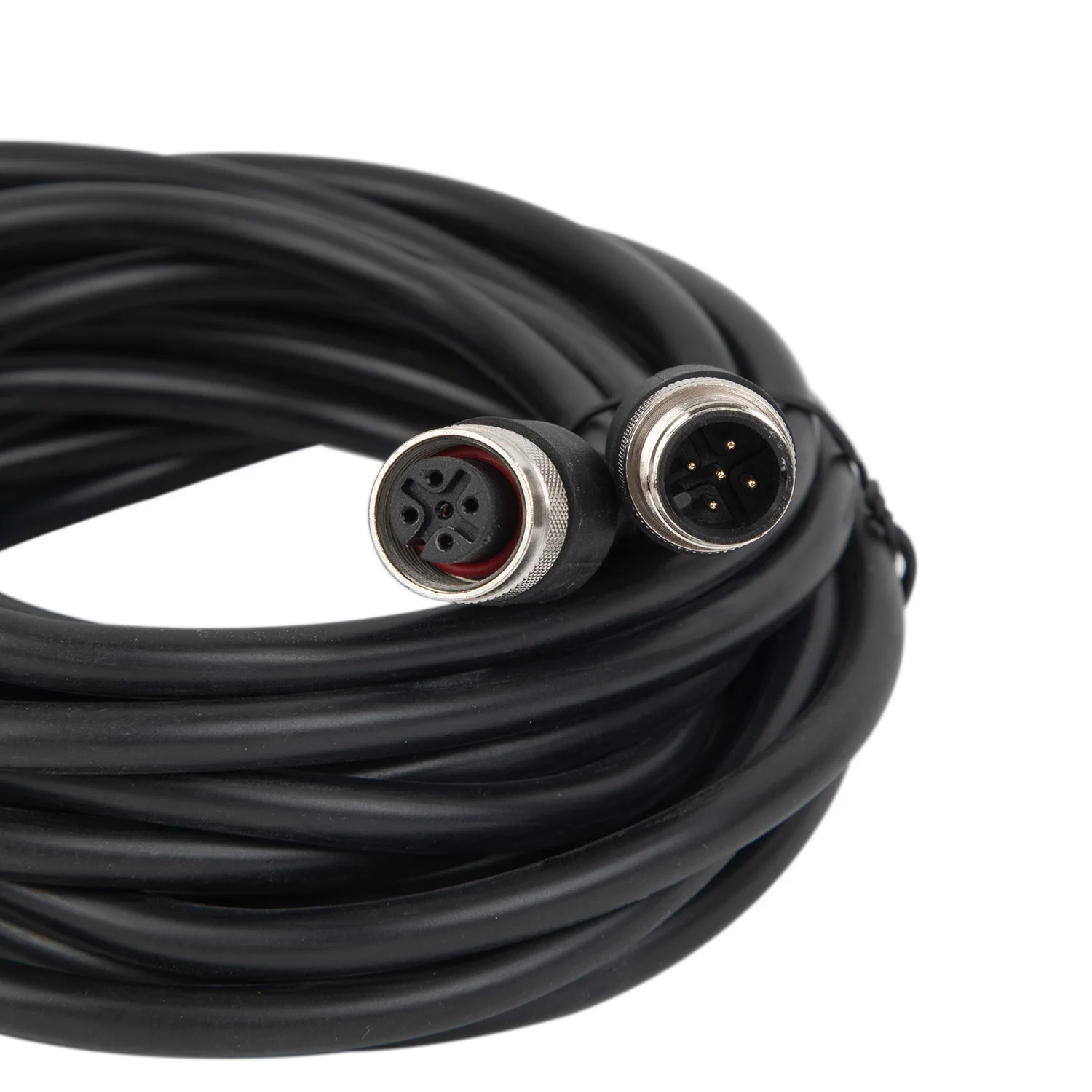 

2 шт. M12 10 м кабель 4-контактный 5-контактный 8-контактный прямой угловой разъем датчика разъем «мама-папа» соединитель ПВХ крышка