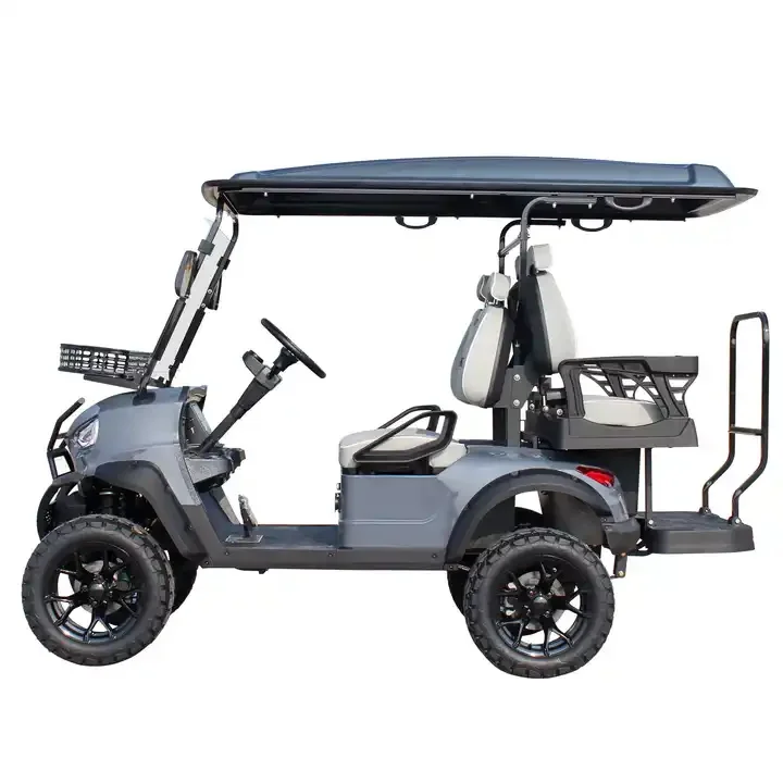 4 Seaters Off Road Golf Buggy Electric 48V Lithium Battery Operated Golf Cart with Disc Brake