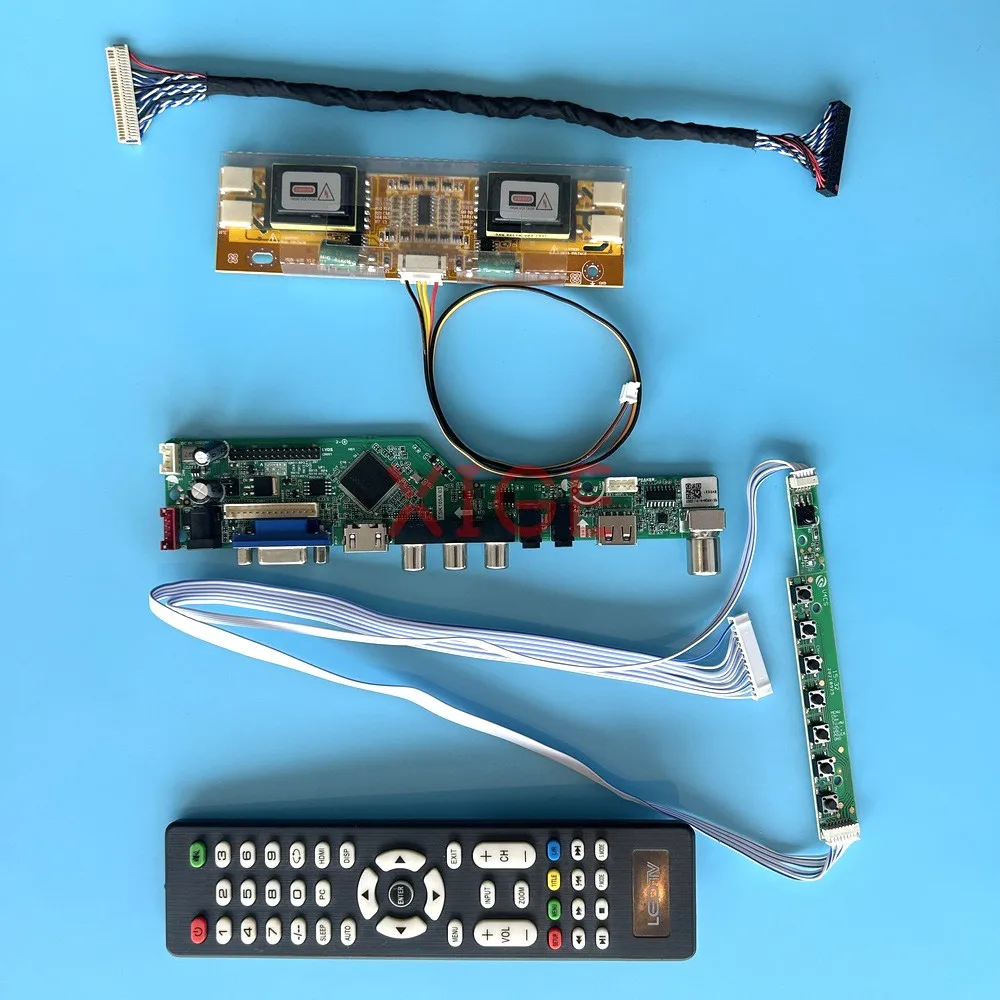 

For LM215WF1 LM215WF2 LM215WF3 Driver Controller Board AV+HDMI+VGA+IR+USB 1920*1080 LCD Display 30-Pin LVDS Kit 4CCFL TV Analog