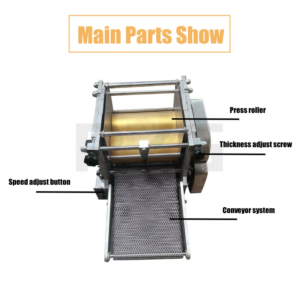 Thickness Adjus   5~17cm Tortilla Machine Maker Commercial Corn Tortilla Making Machine Manufacture