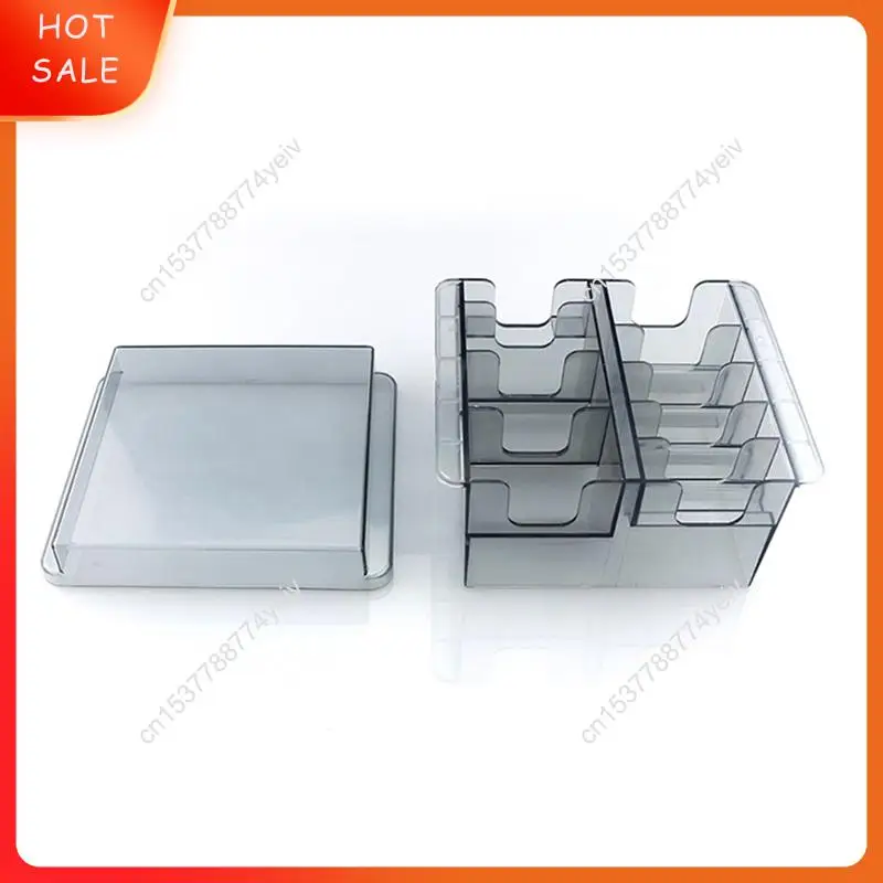 3x caixa de armazenamento base grade para 8 pçs máquina cortar cabelo aparador limite pente guia ferramenta barbeiro para wahl guia pentes a62x