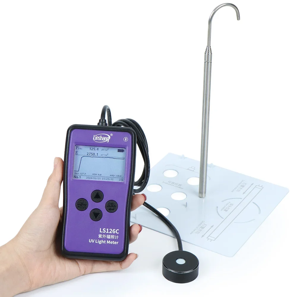 

2025 new originalCustom LS126C Uvc Sterilization Lamp Uv Intensity Measurement 254nm Uvc Light Meter for Germicidal Lamp