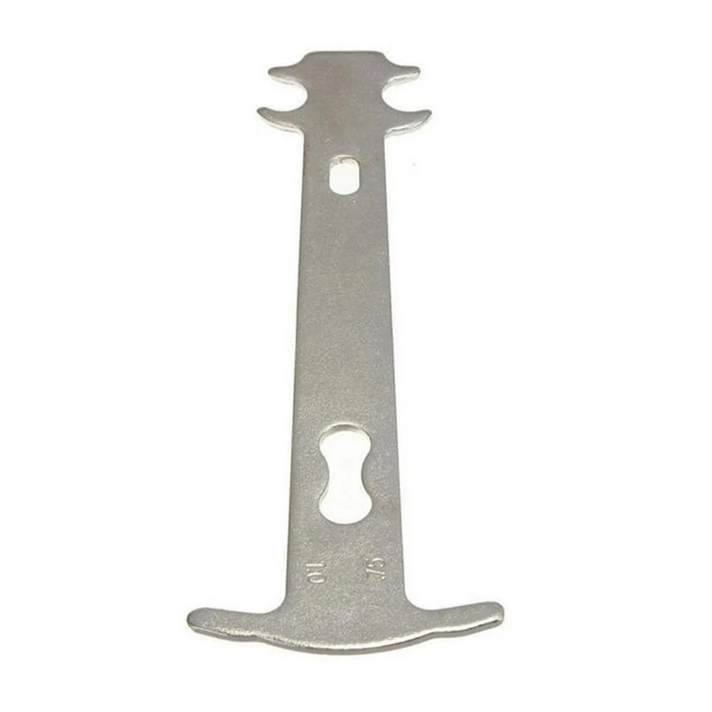 

2pcs Bicycle Chain Ruler Wear Indicator Gauge Silver Bike Repair Tool Checker Chain Stretch Measurement Mini Size Compatible