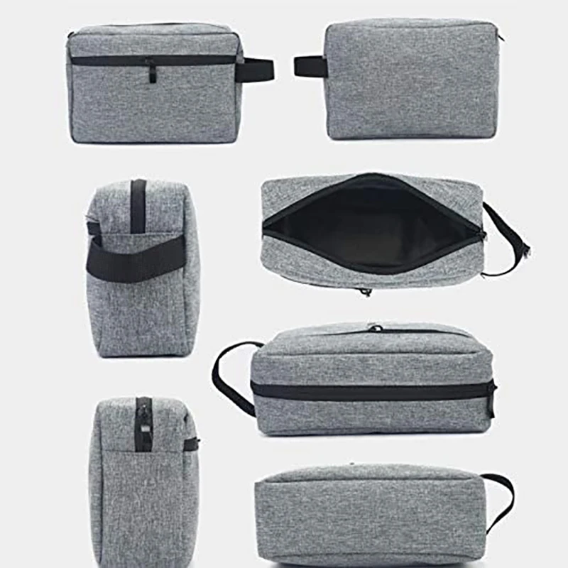 Saco de maquiagem impermeável para senhoras e homens, Toiletry Bag, Cosmetic Case, Beauty Wash Pouch, Handbag Organizer, Travel, Men, Women