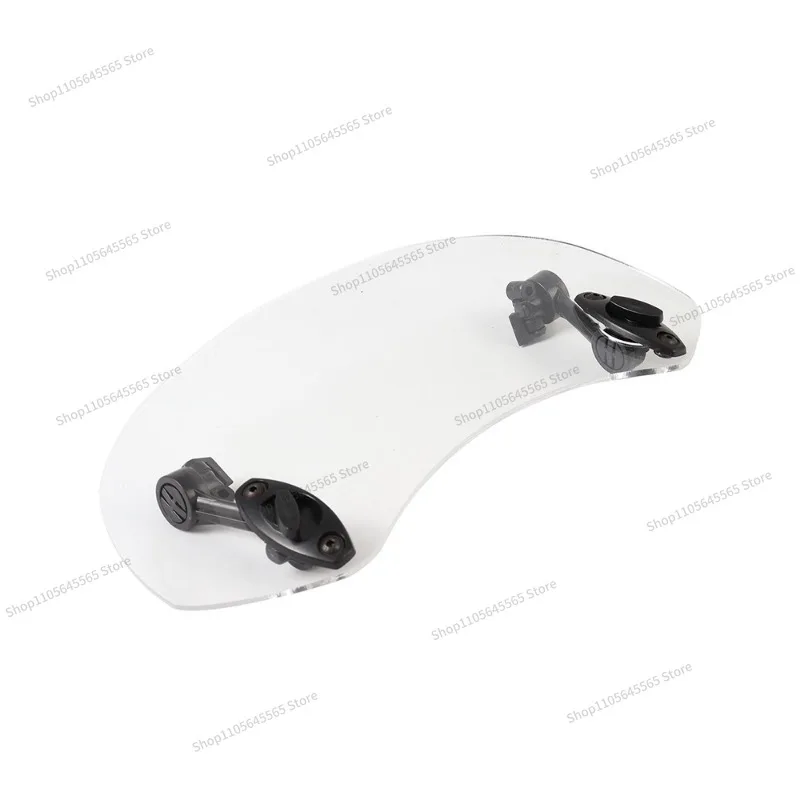 Suitable for motorcycle modifications with raised small windshields, adjustable windshields