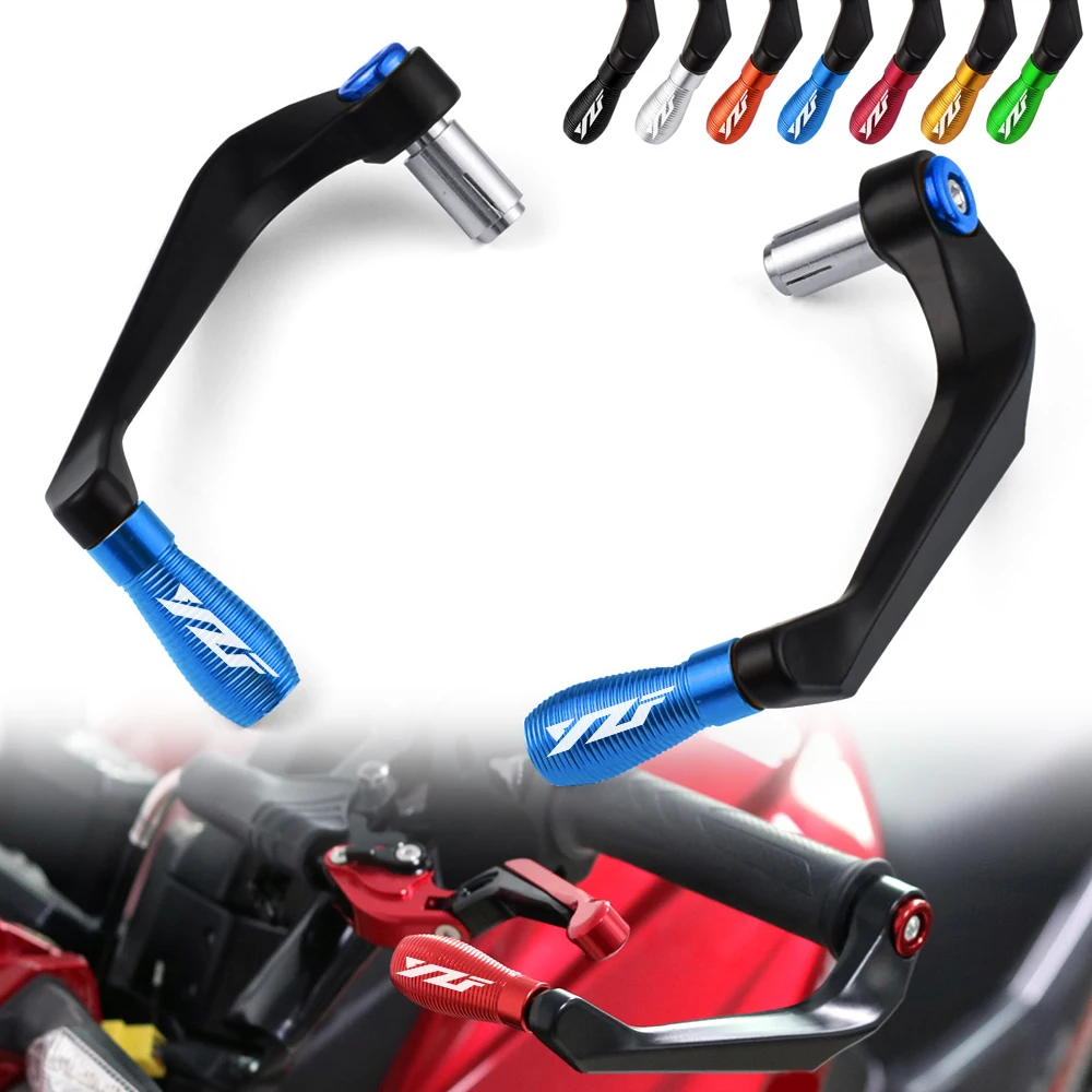 YZF Logo Motorcycle Handlebar Grips Guard Brake Clutch Levers Protector For Yamaha YZF R1 R3 R6 R15 R125 R25 Accessories