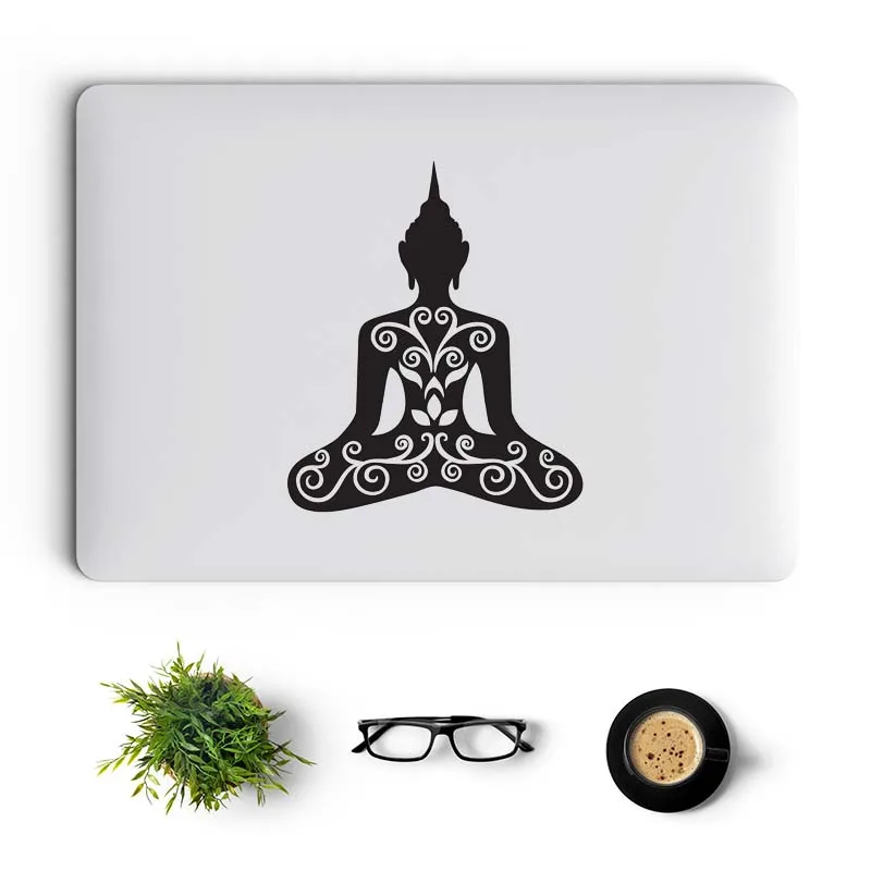 Meditative Sage Creative Vinyl Decal Laptop Sticker for MacBook Sticker Air Retina Pro 14 16 Mac Cover Skin iPad Notebook Decor