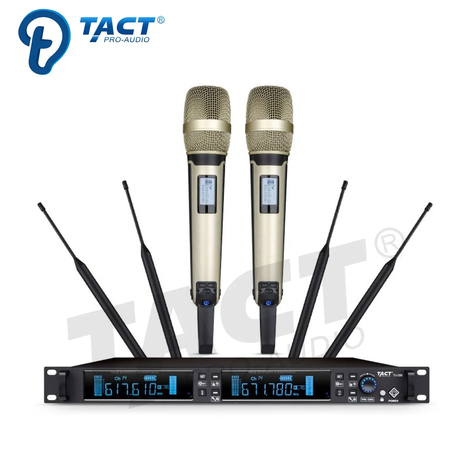 

Original Factory Source TU200 UHF Wireless Microphone 2 Channels