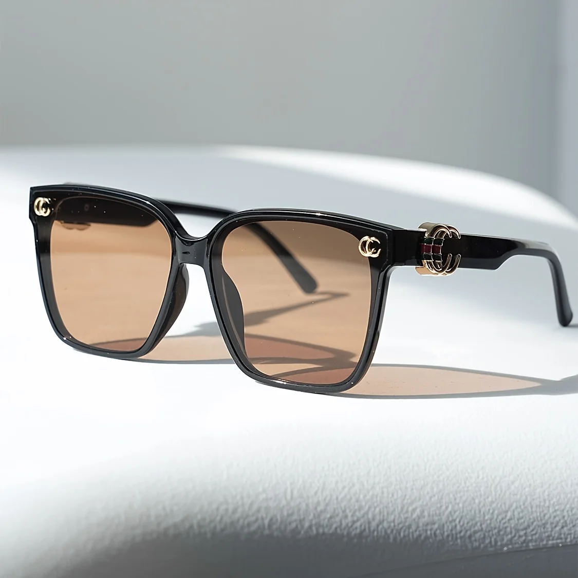 2025 New Fashion Cool Sunglasses Women Luxury Brand Flowers Anti Strong Light Letter Sun Glasses Ladies Gafas UV400