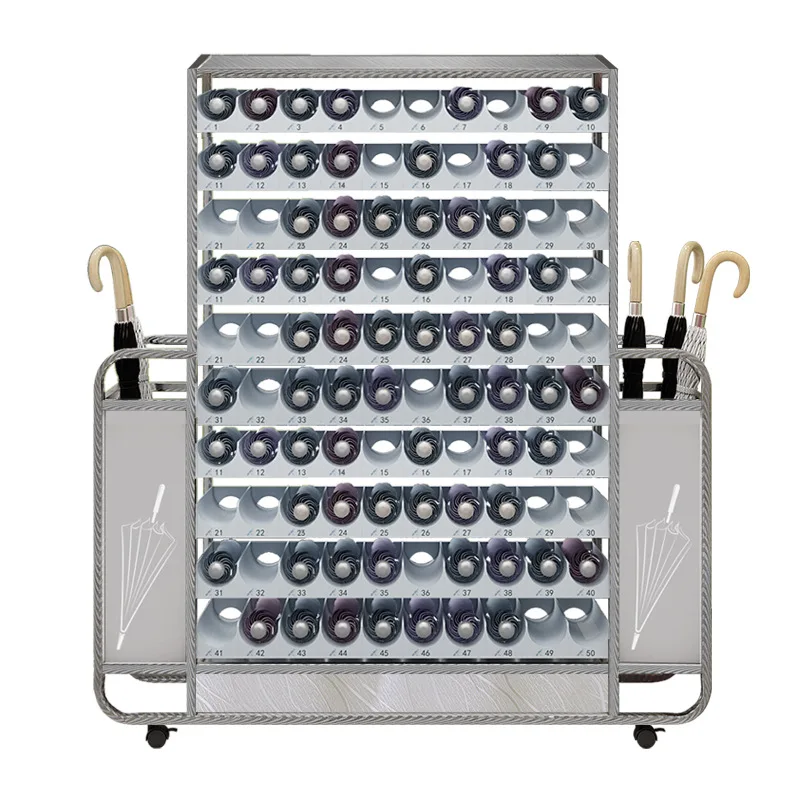 

Stainless steel large capacity, umbrella storage rack, umbrella at the entrance of the school class library