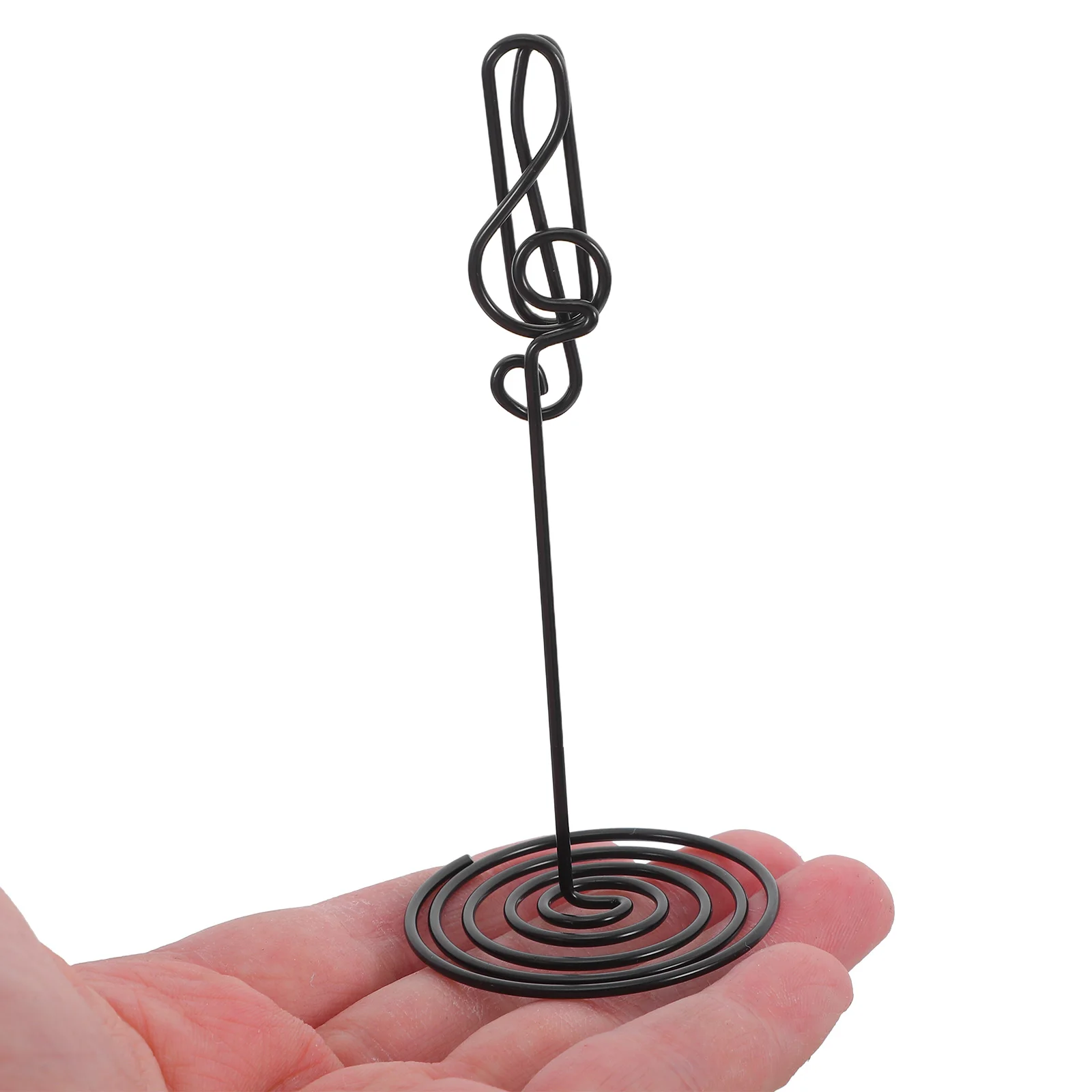 12 Pcs Creative Note Notes Clip Card Stands Decorate Holder Iron Desktop Picture Holders Greeting Display