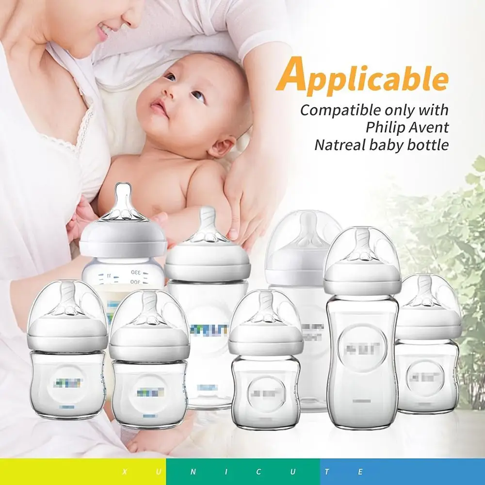 Easy Grip Baby Bottle Handles Safe Durable Baby Bottle Holder Universal Baby Feeding Bottle Accessories for Philips Avent