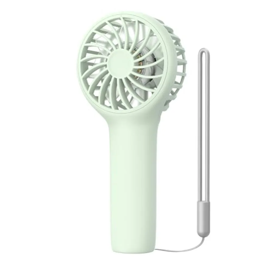 

Mini Portable Handheld Fan, 3 Speed Personal Small Makeup Fan Lightweight Washable USB Rechargeable for Lash Stylish Girl Women