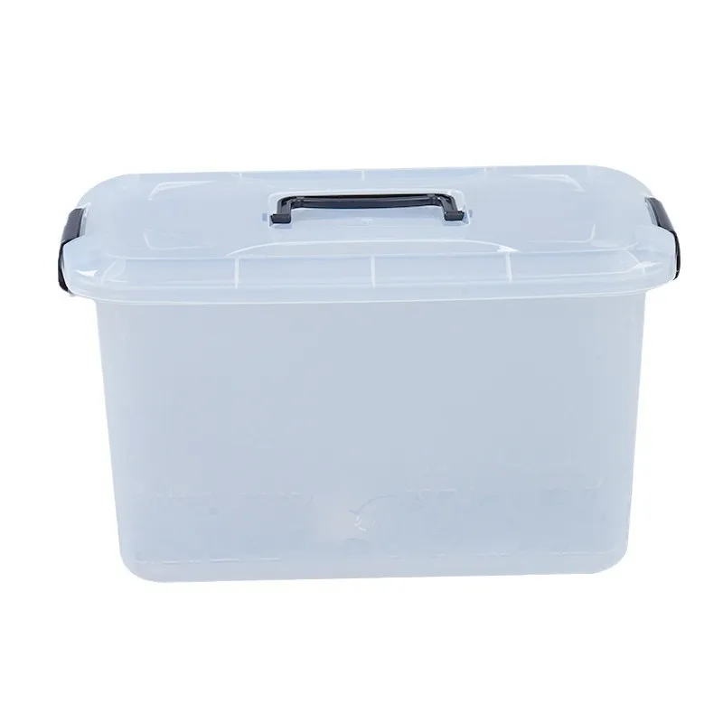 

Large capacity transparent, storage box household, wardrobe clothing