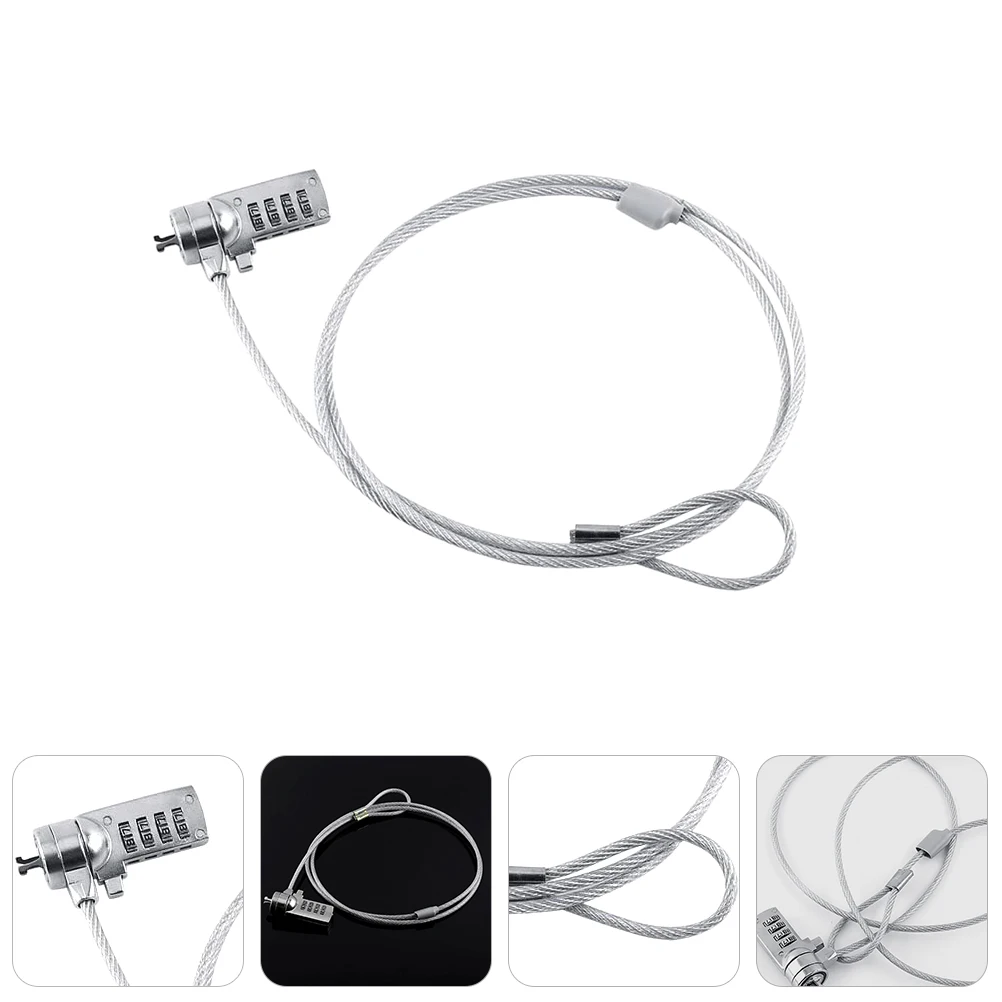 

Bike Coded Lock 4 Combination Laptop Password Zinc Alloy Anti Theft Portable Bicycle Compatible Device
