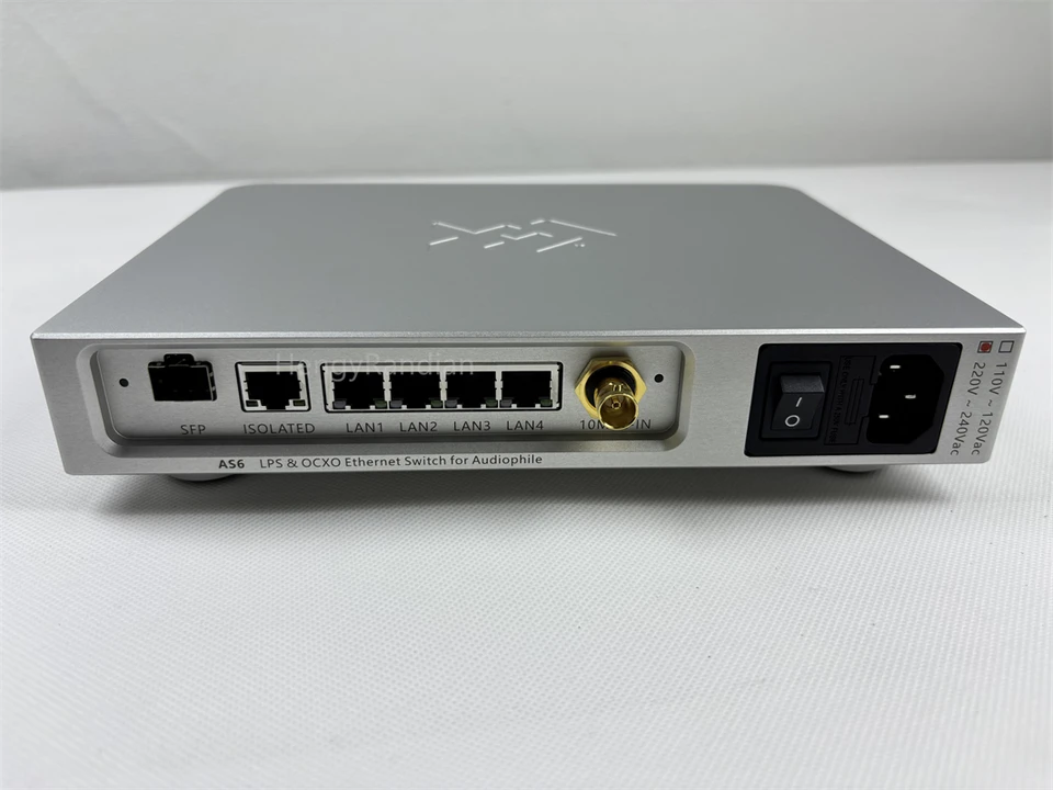 LHY AS6 Audio HIFI Ethernet Switch LPS linear Power Supply OCXO
