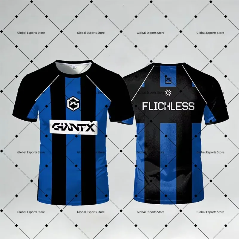 2026 Giantx ESports Club Team Trikot T-Shirt Digitaldruck-Muster Valorant LOL CSGO Kurzarm-T-Shirt