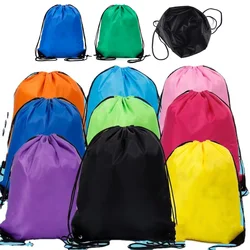 Portable Foldable Gym Bag Fitness Backpack Drawstring Shop Pocket Hiking Camping Beach Swimming Men Women Sports Bags