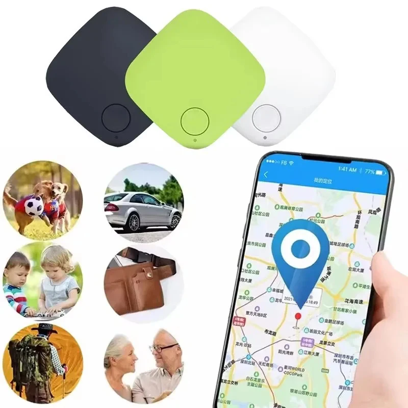 1/2/3pcs Mini Smart GPS Tracker Tracking Device Find My Locator Anti Lost For IPhone Ios Key Wallet Pet Car Locator Accessories
