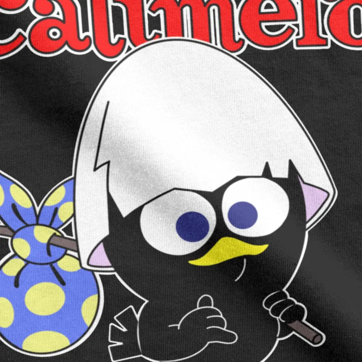 Calimero Anime T-Shirt für Männer Frauen Cartoon Vintage Baumwolle T-Shirt Rundhals ausschnitt Kurzarm T-Shirts 6xl Kleidung