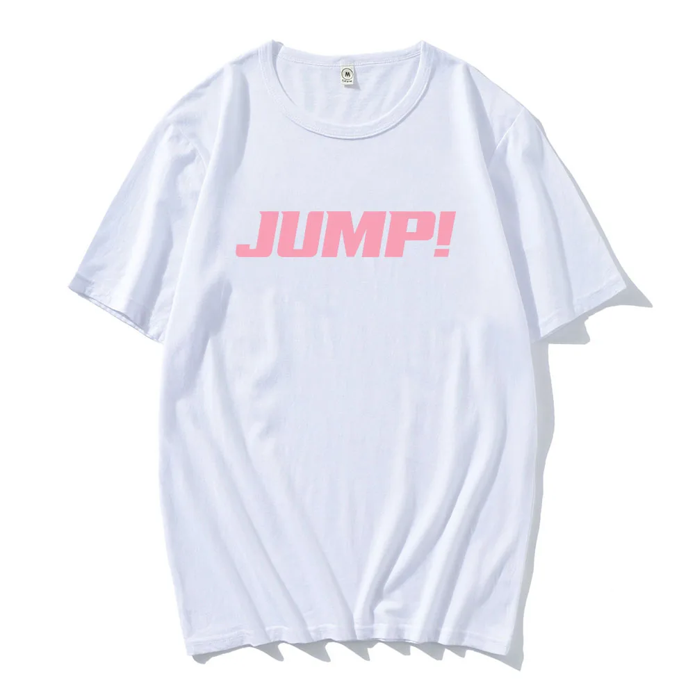 BP Jump 2025 Graphic T Shirts  Kpop Pink Korean Girls' Band T-shirts Cotton Fashion Short Sleeve T Shirt Men Women Clothing Tees