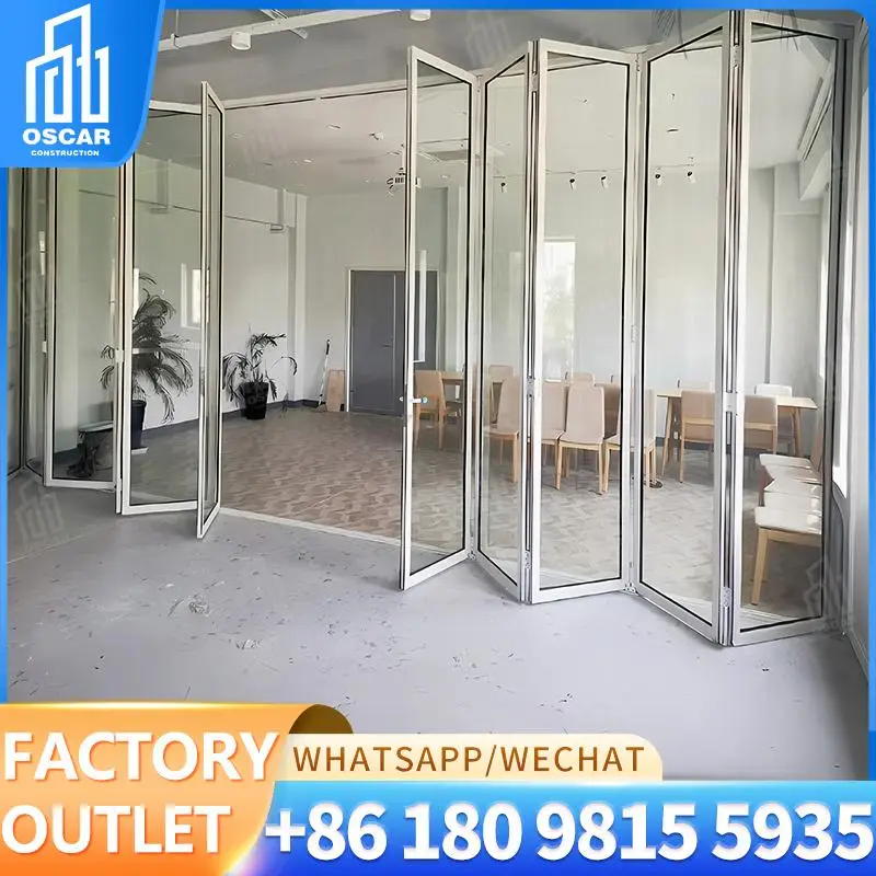 

Customizable BifoldStyle Doors Ideal for European Office Spaces Factory Direct Bifold Door