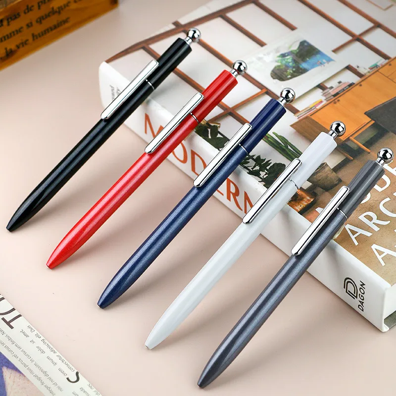 1 PCS Sense click metal gel ink pen/Click Business Signature Pens School Office Ball Pen Gift 1.0mm /0.5mm