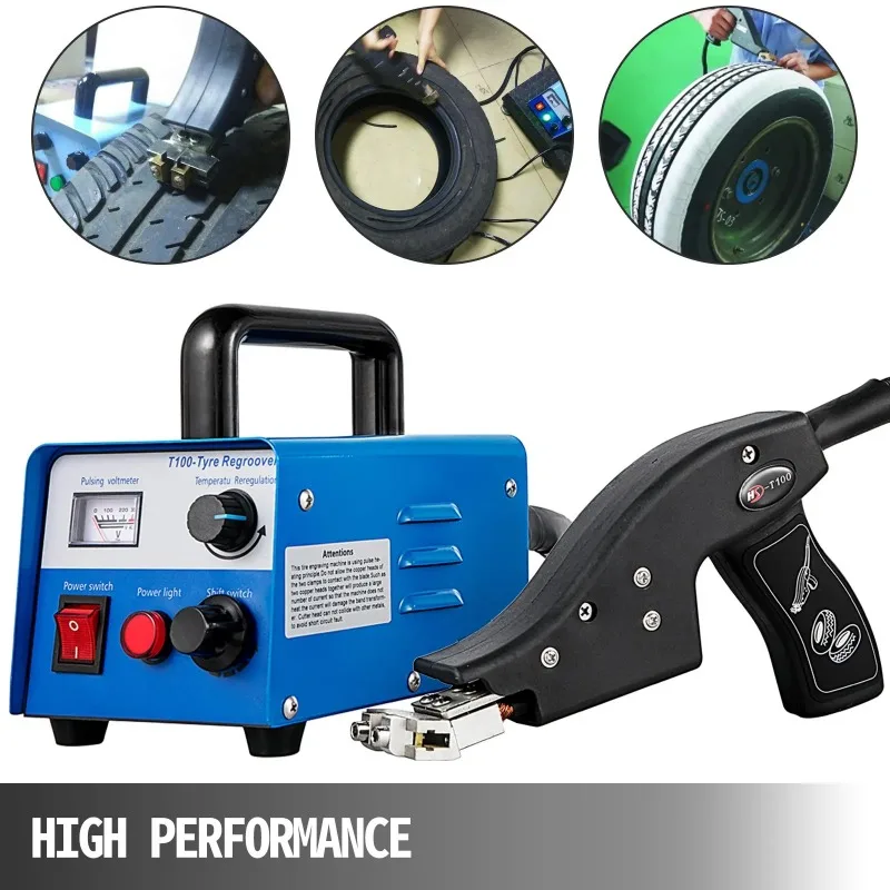 400w Truck Tire Grooving Blades Groover Iron Truck Trailer Tire Rubber Grooving Iron HSD-T100 Tire Groover Machine
