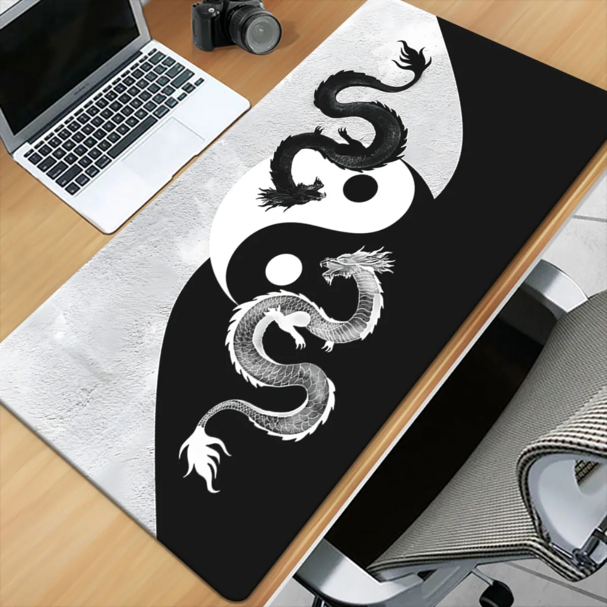 Brand Yin Yang Snake Iron Art Desk Mat Multi Functional XXL HD Printed Keyboard Gaming Mouse Pad Office Computer PC Gamer Pad