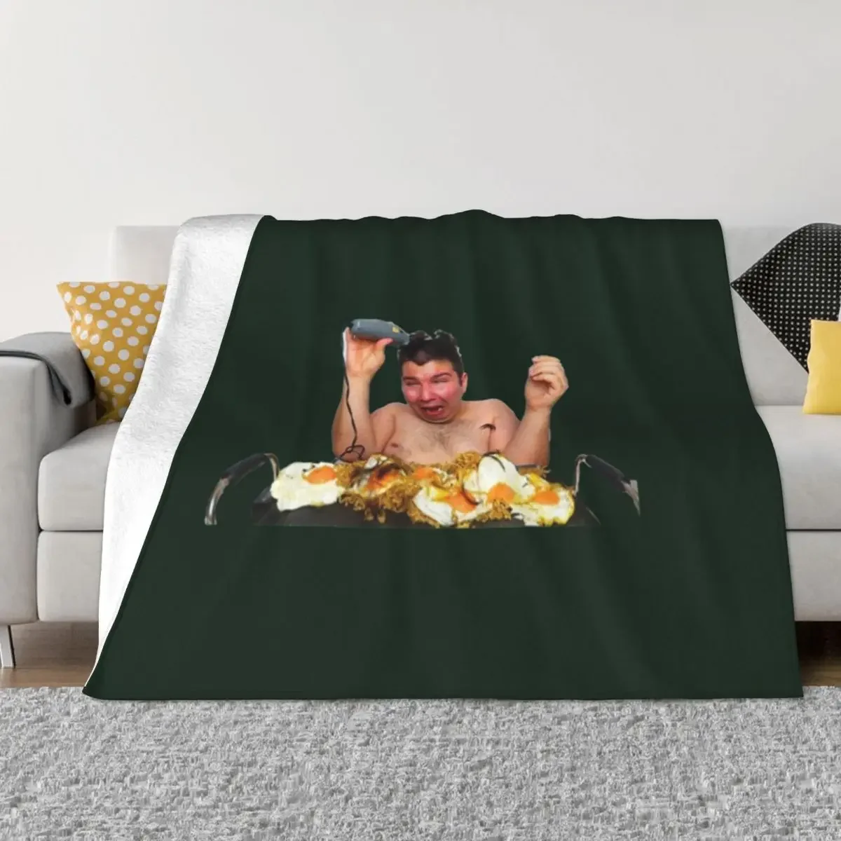 Nikocado Avocado Crying Meme Throw Blanket Thermal Kid'S fluffy Blankets