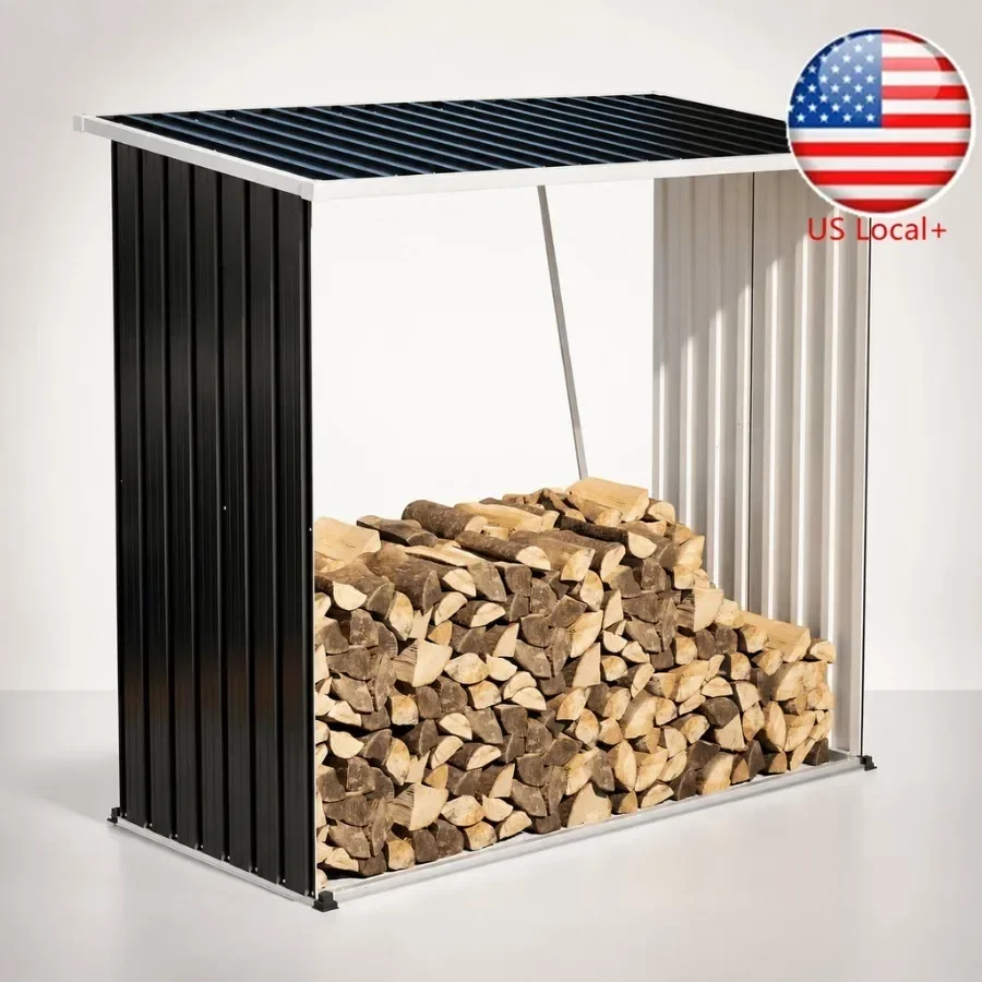 Outdoor metal storage sheds for garden use, galvanized steel construction, gray finish, lockable with weather-resistant design