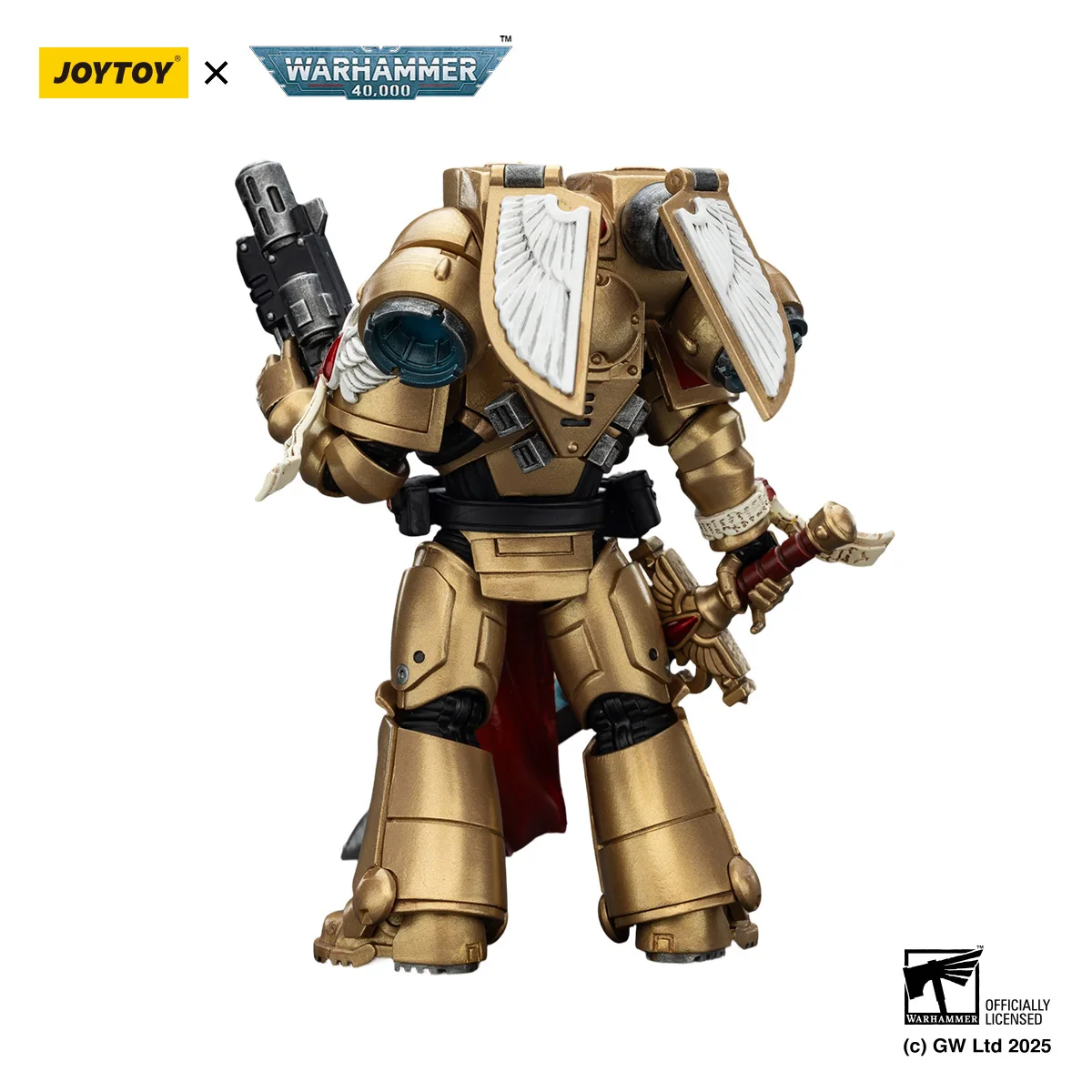 [NA STANIE] JOYTOY Warhammer 40K Figurka Akcji 1/18 Blood Angels Sanguinary Guard [3 SZTUKI] Model Militarny Anime