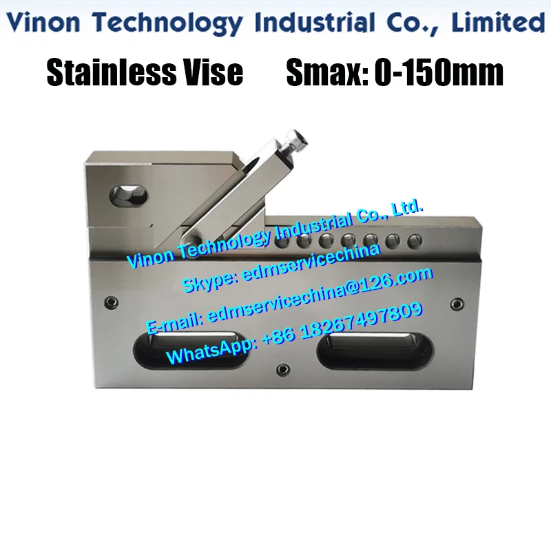 0-100mm / 0-150mm Verstellbare Werkbank-Schraubstock 3-Achsen-verstellbarer Hochpräzisions-EDM-Maschinen-Werkbank-Schraubstock mit starker Klemmkraft – Detail 2