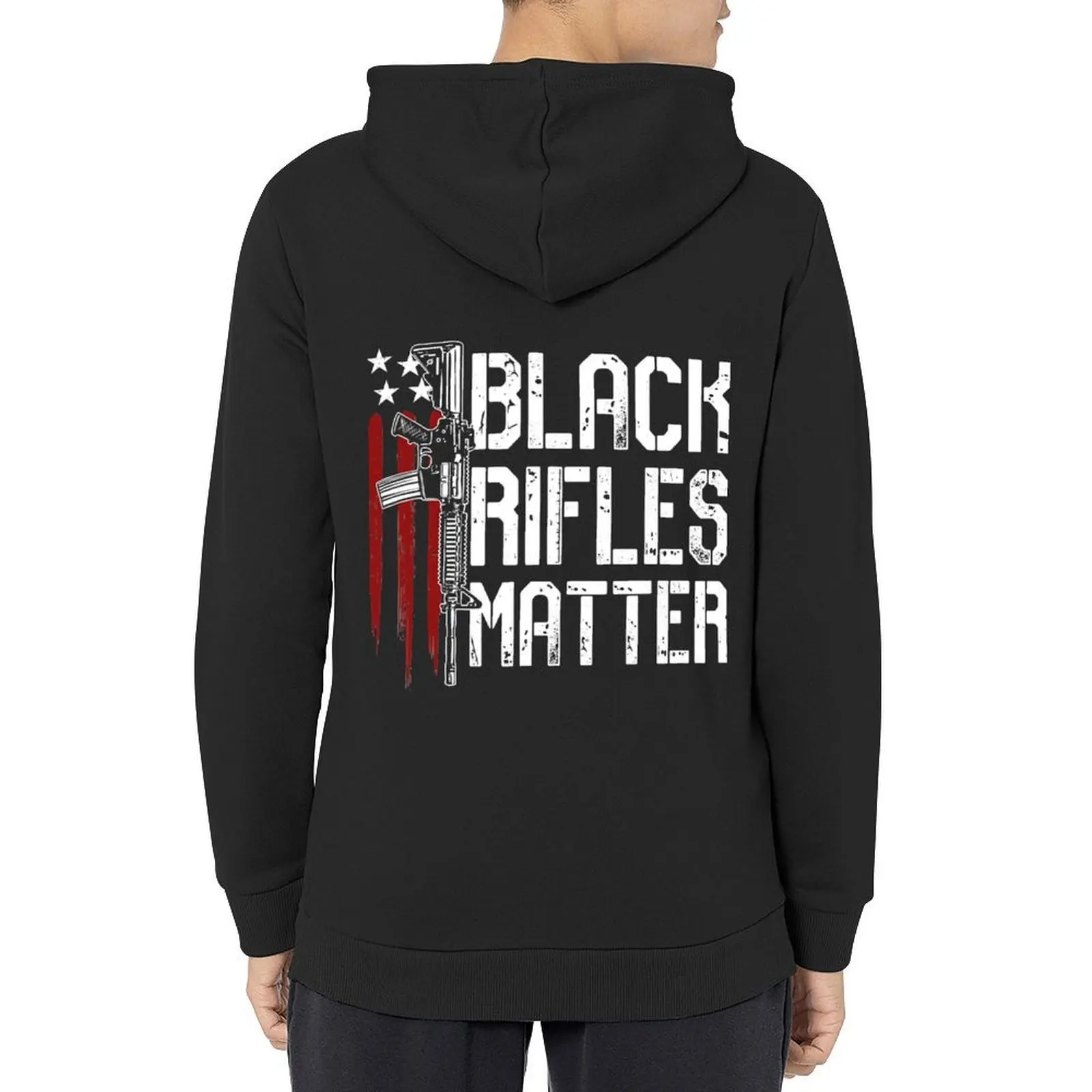 

Black Rifles Matter Gun Lovers Black History Month Hoodie aesthetic clothing men's sweat-shirt anime clothes mens hoodie
