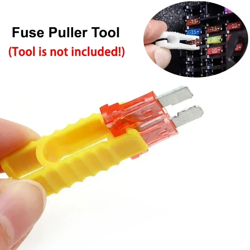 10~100Pcs Car fuse 1A/2A/3A/4A~50A 12V plug-in accessories Safe and fast response effectively protect the car circuit operation